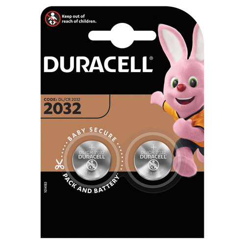 Батарейка Duracell CR2032 BL2 литиевая