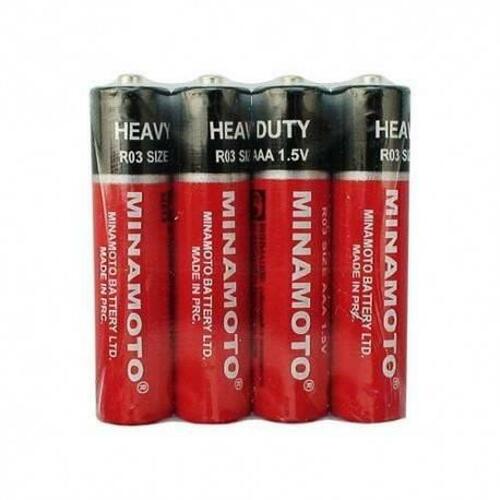 Батарейка MINAMOTO R03 (AAA) спайка 4 солевая