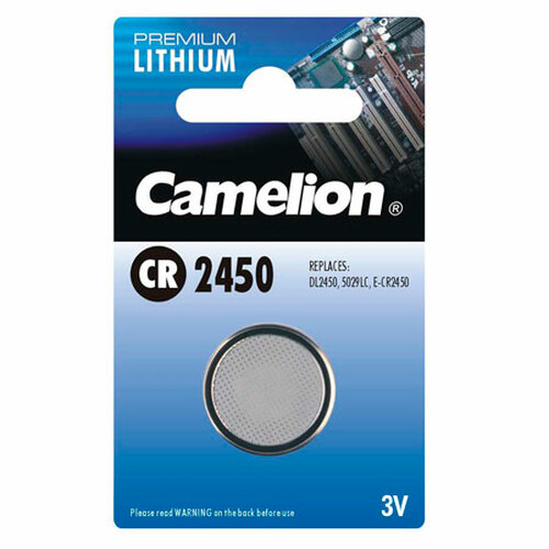Батарейка Camelion CR2450 BL1 литиевая