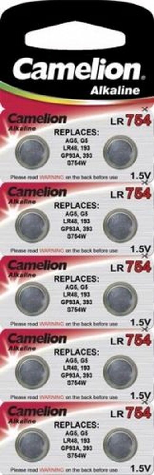 Батарейка Camelion G-05/LR48/LR754 BL10 щелочная