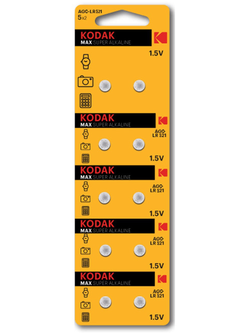 Батарейка Kodak G-0/LR63/LR521 BL10 щелочная