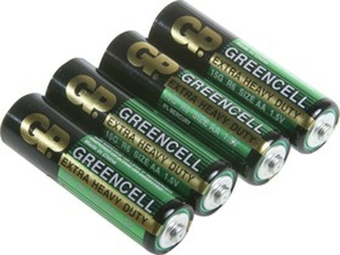 Батарейка GP R06 (AA) спайка 4 солевая