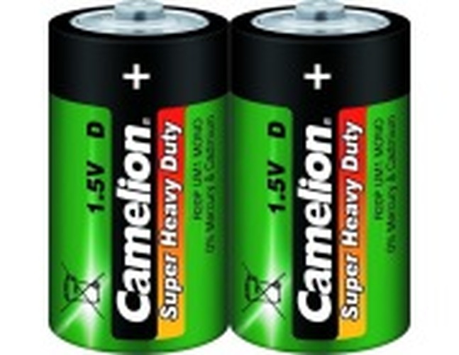 Батарейка Camelion R20 спайка 2 солевая