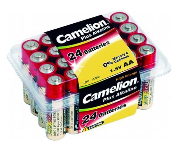 Батарейка Camelion LR06 (AA) box 24 щелочная