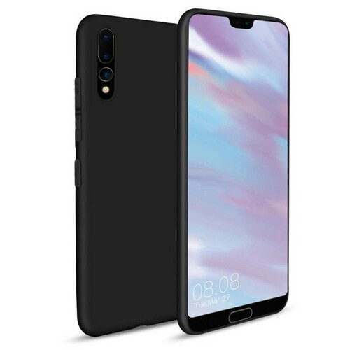 Накладка Huawei P20 Plus/P20 Pro черный Soft Touch силикон Однотонный
