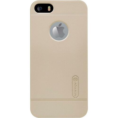 Накладка Apple iPhone 7/8/SE 2020 золотой матовый пластик Nillkin Однотонный Super frosted
