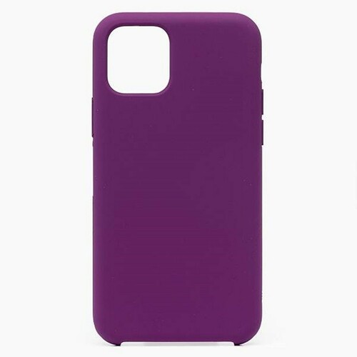 Накладка Apple iPhone 11 фиолетовый Silicone Case без лого