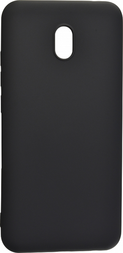 Накладка Xiaomi Redmi 8A черный матовый 0.8мм силикон Однотонный