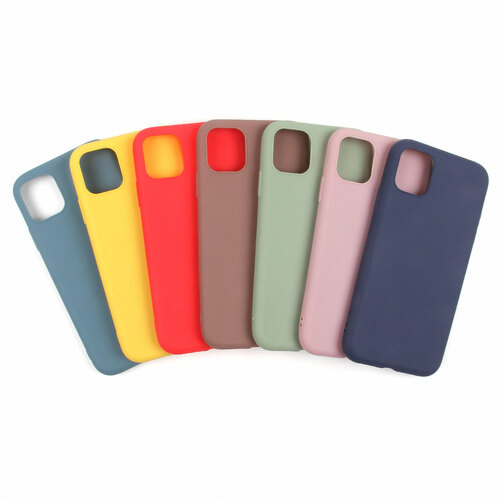 Накладка Huawei P Smart 2020 темно-синий Soft Touch плотный силикон Однотонный