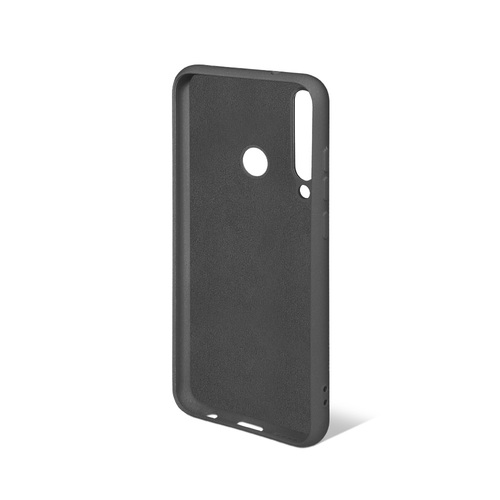 Накладка Huawei Y6p черный DF Silicone Case без лого