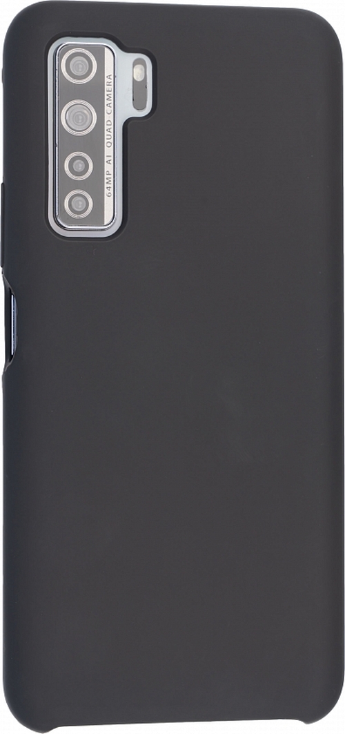 Накладка Huawei Honor 30s черный матовый 0.8мм силикон Однотонный