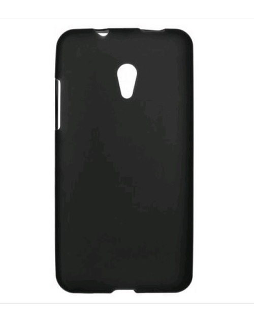 Накладка HTC Desire 700 черный матовый силикон Однотонный