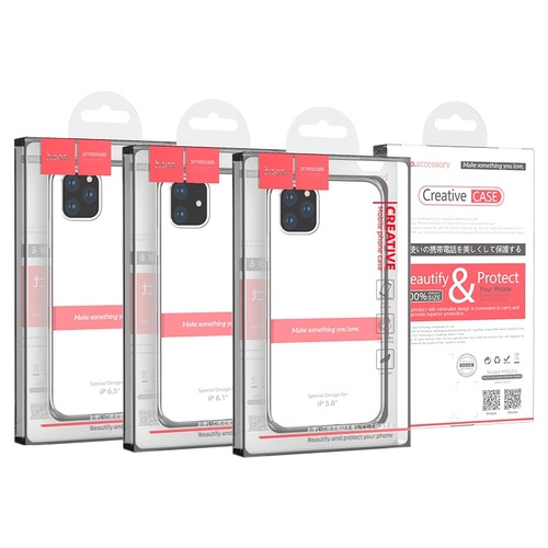 Накладка Apple iPhone 12 mini прозрачный силикон Hoco Light Series