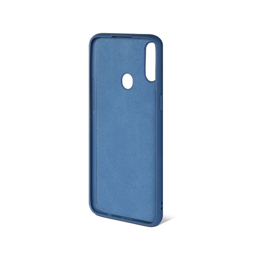 Накладка Oppo A31/A8 синий DF Silicone Case без лого