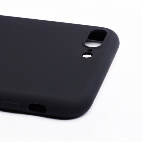 Накладка Apple iPhone 7 Plus/8 Plus черный Silicone Case Full без лого - 3