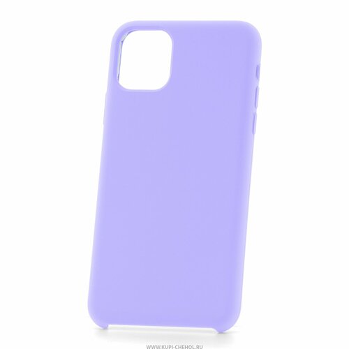 Накладка Apple iPhone 11 сиреневый Silicone Case без лого - 2