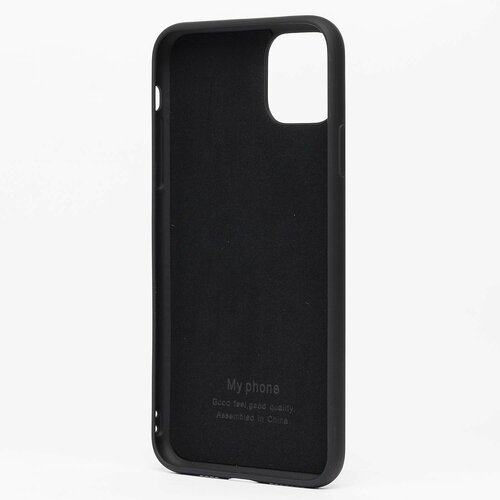 Накладка Apple iPhone 11 Pro Max черный Silicone Case Full без лого - 3