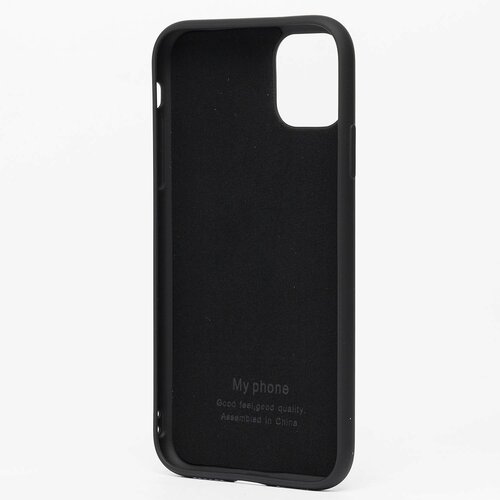 Накладка Apple iPhone 11 черный Silicone Case Full без лого - 3