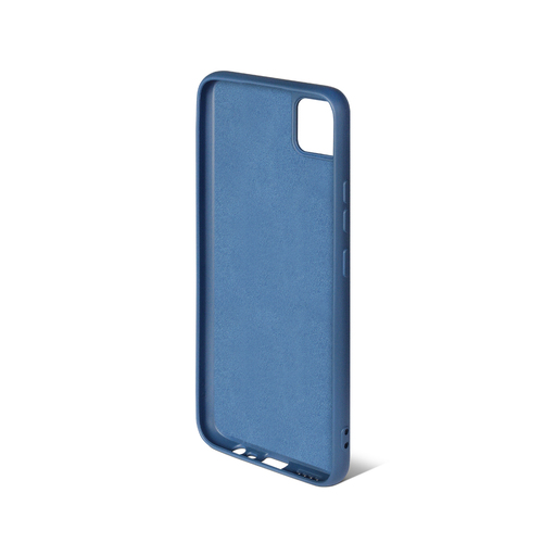 Накладка Realme C11 синий DF Silicone Case без лого