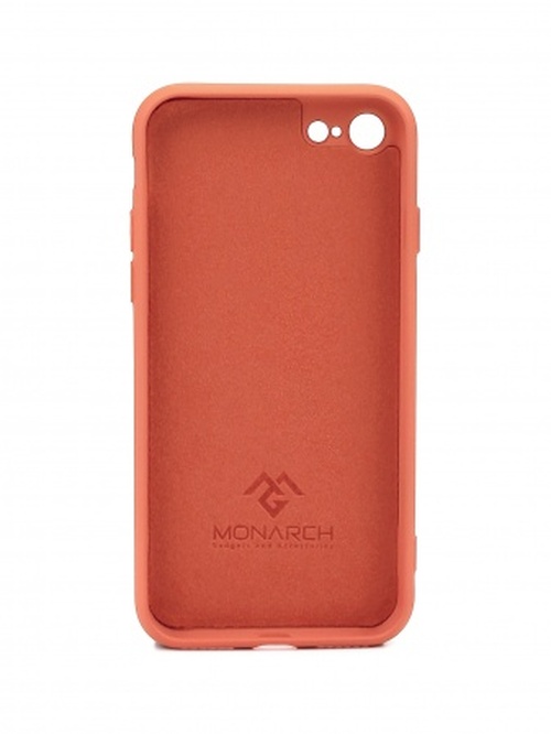 Накладка Apple iPhone 7/8/SE 2020 кирпичный силикон Monarch Под оригинал без логотипа - 3