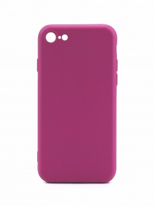 Накладка Apple iPhone 7/8/SE 2020 фуксия силикон Monarch Под оригинал без логотипа