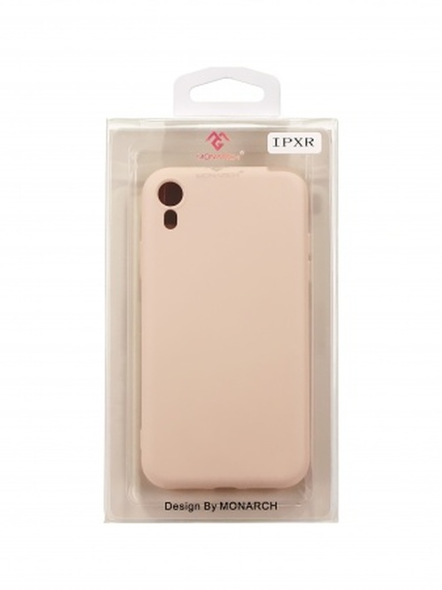 Накладка Apple iPhone XR пудровый силикон Monarch Под оригинал без логотипа - 5