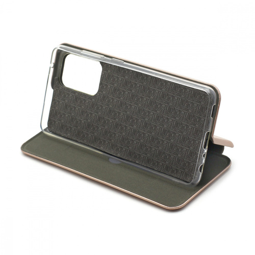 Чехол-книжка Samsung A52 розовое золото горизонтальный Fashion Case - 3