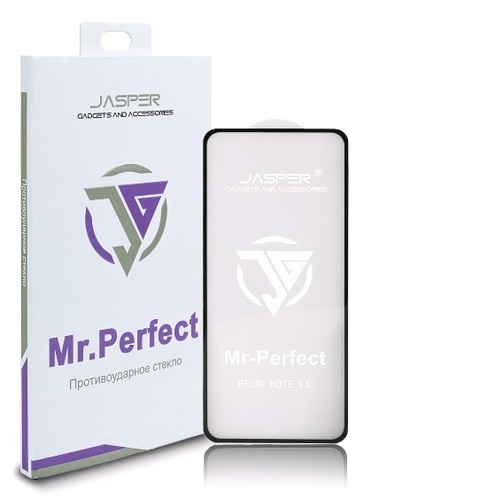 Защитное стекло Samsung A51/M31S/Redmi Note 10 черный FullGlue MR.D