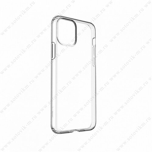 Накладка Apple iPhone 11 прозрачный (под размер камеры) силикон FaisOn