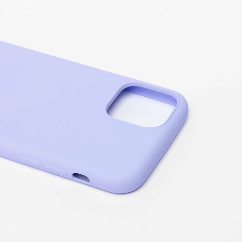 Накладка Apple iPhone 11 сиреневый Silicone Case Full без лого - 4