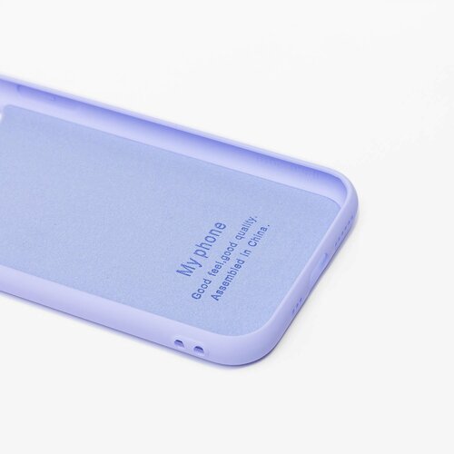 Накладка Apple iPhone 11 сиреневый Silicone Case Full без лого - 6