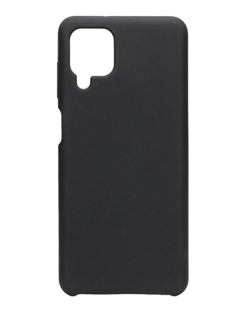 Накладка Samsung A12/M12 черный матовый 1мм силикон Однотонный - 2