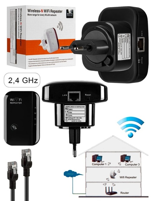 Усилитель Wi-Fi сигнала MRM-Power LV-WR03 300Mbps 2,4GHz - 2