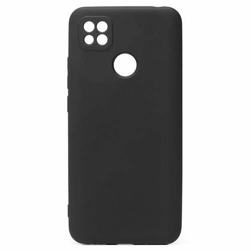 Накладка Xiaomi Redmi 10A/9C/Poco C31 черный с защитой камеры Silicone Case Full без лого - 2