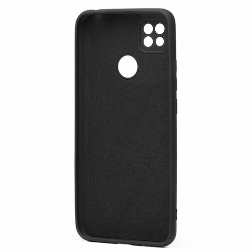 Накладка Xiaomi Redmi 10A/9C/Poco C31 черный с защитой камеры Silicone Case Full без лого - 3