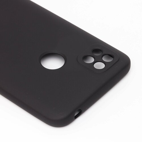 Накладка Xiaomi Redmi 10A/9C/Poco C31 черный с защитой камеры Silicone Case Full без лого - 4