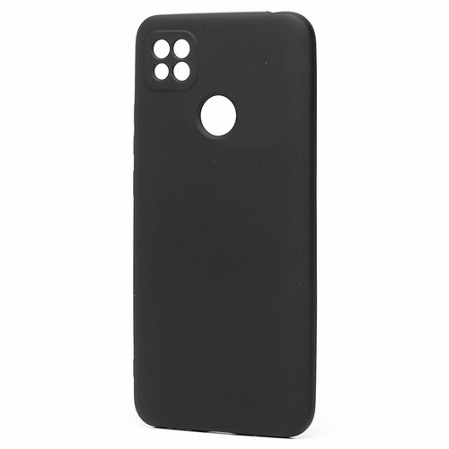 Накладка Xiaomi Redmi 10A/9C/Poco C31 черный с защитой камеры Silicone Case Full без лого