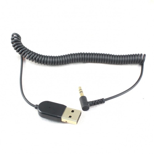 Адаптер Bluetooth - AUX AUX No brand BR-05 v5.0 USB пружина, цвет: чёрный