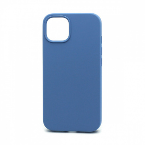 Накладка Apple iPhone 13 синий Silicone Case Full без лого