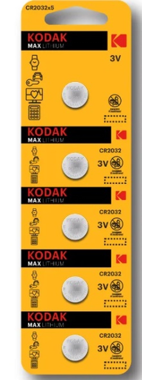 Батарейка Kodak CR2032 Max BL5 литиевая