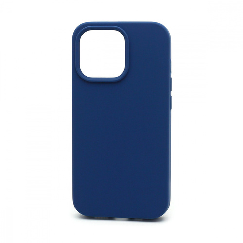 Накладка Apple iPhone 13 Pro синий Silicone Case Full без лого