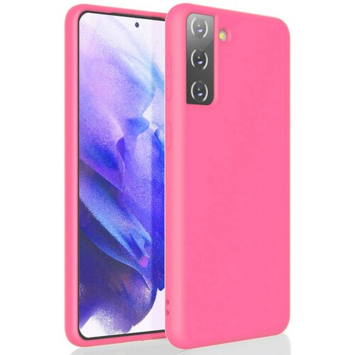 Накладка Samsung S21 Plus/S30 Plus розовый Silicone Case без лого