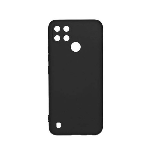 Накладка Realme C21Y/C25Y черный DF Silicone Case без лого - 2
