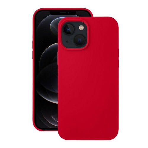 Накладка Apple iPhone 13 Pro Max красный Silicone Case Full без лого