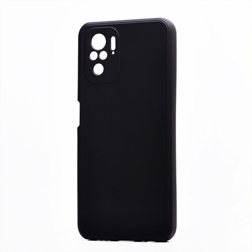 Накладка Xiaomi Redmi Note 10/10S/Poco M5S черный с защитой камеры Silicone Case Full без лого - 2