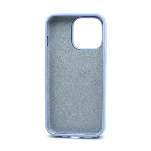 Накладка Apple iPhone 13 Pro голубой Silicone Case Full без лого - 2