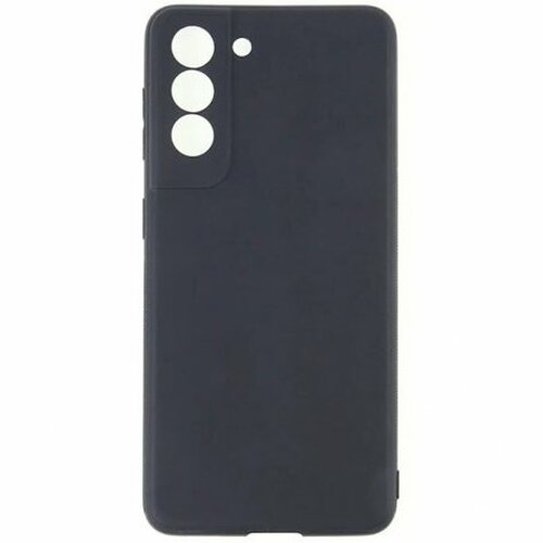 Накладка Samsung S21 FE черный матовый 1мм силикон Однотонный