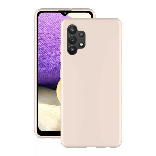 Накладка Samsung A32 4G пудровый Silicone Case без лого