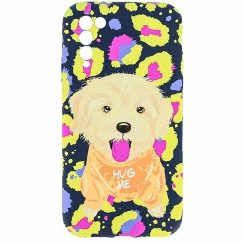 Накладка Apple iPhone XR черный с защитой камеры силикон Luxo Животные Собаки Hug Me
