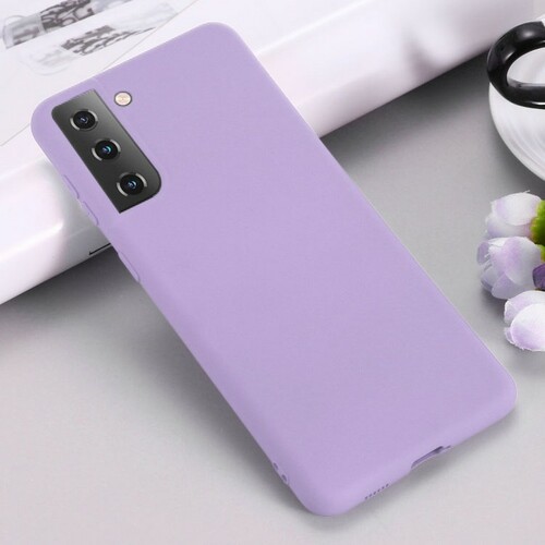 Накладка Samsung S21 Plus/S30 Plus сиреневый Silicone Case без лого